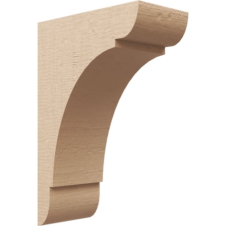 Ekena Millwork 8"W x 16"D x 24"H Classic Olympic Rough Cedar Woodgrain TimberThane Corbel, Primed Tan CORUR08X16X24OLYRCPR